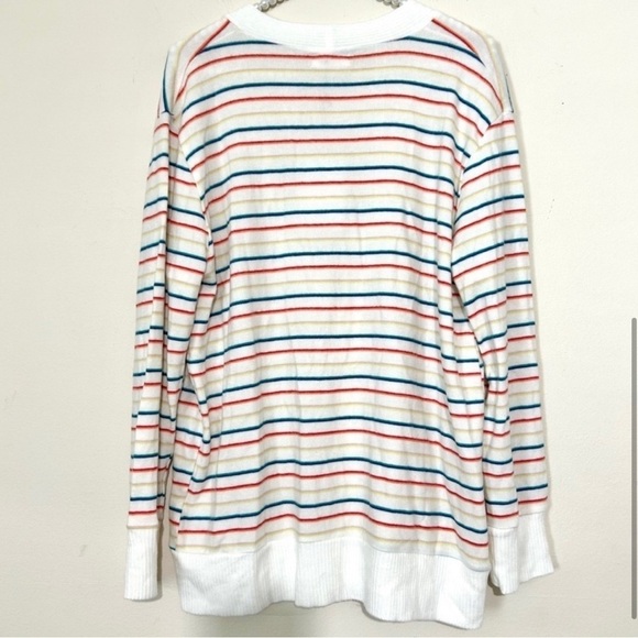 LNA Revolve Striped Brushed Don Rainbow Button Front Cardigan SZ M NEW WITH TAG - Picture 6 of 7